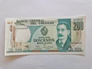 200 Pesos Uruguay 1986