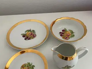 Porcelæn Jordbær sæt