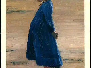 Krøyer - En lille pige stående  på Skagen Strand - Skagen Museum 3 - Ubrugt