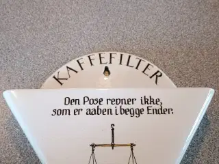 Knabstrup kaffefilter holder + krukker 