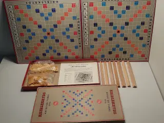 Kriblekryds.Mønsterbeskyttet BBspil.Ca.1950+ekstra