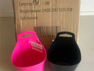 1 kasse m/20 stk ophængelige spande 
