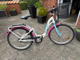 PUKY Skyrider 24 tommer hvid 7 gear