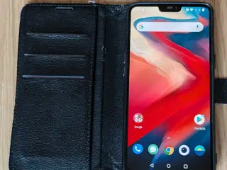 OnePlus 6, 256 , Rimelig  OnePlus 6 med etui 