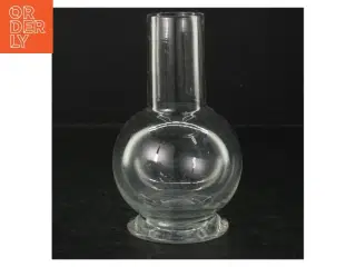 Glas olie lampe (str. H. 17 cm. ø. 10,5 cm)