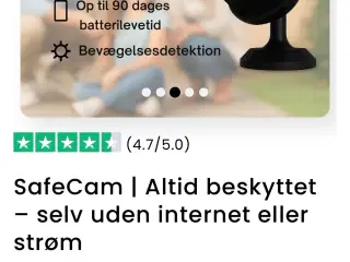 Safe Cam overvågnings kamera 