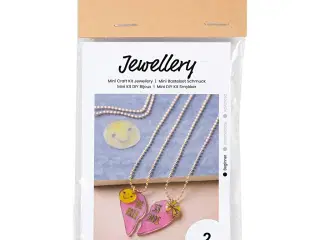 Mini DIY Kit Smykker, Venskabshalskæder krympeplast, 1 pk.