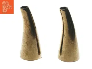 Guld lysestager (str. 14,5 cm)