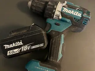 Makita DDF484 samt 5 Ah batteri