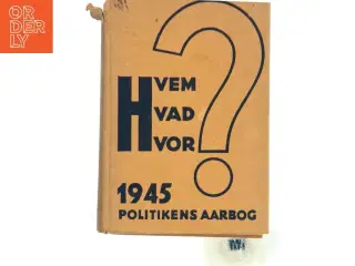 Hvem, Hvad, Hvor? 1945 (Bog)