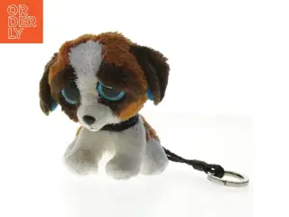 Nøglering med hundetøjdyr fra Ty (str. 15 cm)