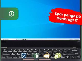 14" Lenovo ThinkPad T480 - Intel i5 7300U 2,6GHz 256GB NVMe 8GB Win10 Pro - Grade A - bærbar computer