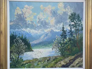 Maleri af Finn Wennerwald