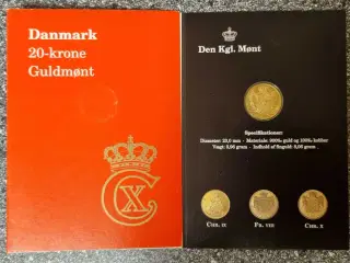 Guldmønt 20 kr, Christian X, 1915