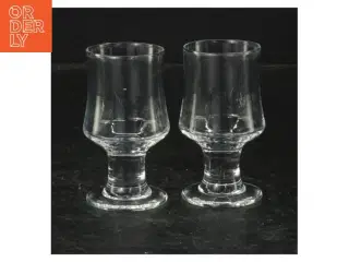 Holmegaard skibsglas Snapseglas (str. Ø. 4 cm. længde, 7,5 cm)