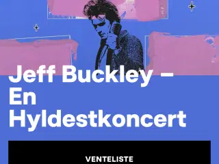 Jeff Buckley hyldest koncert 4 januar KbH