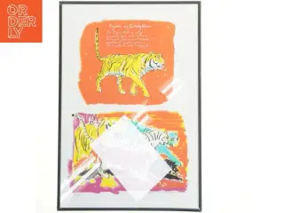 Lithografi   af Uffe Christoffersen fra Uffe Christoffersen (str. 49x33,5 cm)