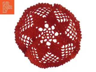 Hæklet Mellemlægsserviet (str. Ø 12 cm)