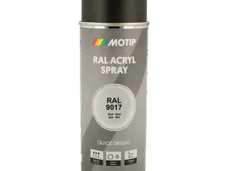 Motip Ral 9017 matt traffic black