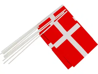 Papirflag 20x25 cm - 10 stk. til festlige anledninger