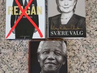 Biografier Reagan, Mandela, Clinton