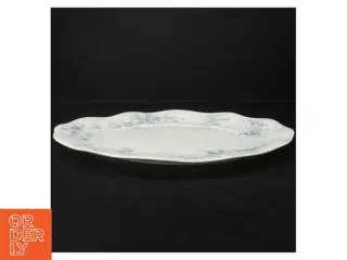 Porcelænsfad med blomstermotiv fra Hartington (str. 36 x 26 cm)