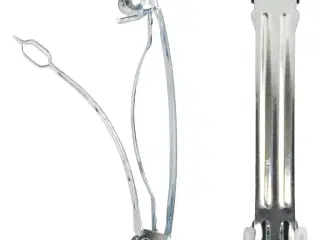 Hårspænde, L: 6 cm, B: 6 mm, forsølvet, 20stk./ 1 pk.