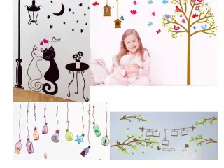 Vareparti med 740 wallstickers