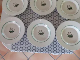 frokost tallerkner hjertegræs Royal Copenhagen