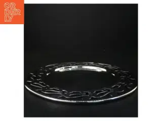 Udsmykket metal bakke fra Alessi (str. Ø 33 cm)