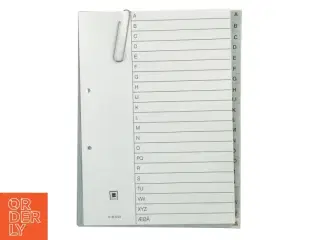 Indeks faneblade til mappe fra Bicp (str. 30x23 cm)