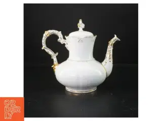 Porcelænskande med låg (str. 23 cm)