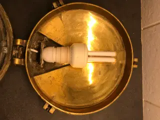 Skotlampe i messing, Ø24