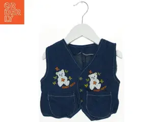 Børnevest med broderi (str. M)