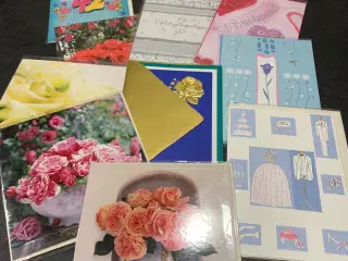 10 stk kort assorteret