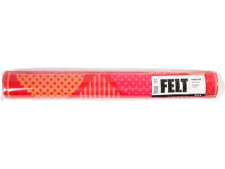 Motivfilt, B: 45 cm, tykkelse 1,5 mm, 180-200 g, orange, rød, 1m/ 1 rl.