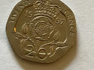 20 Pence England 1997