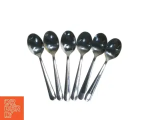 Rustfrit stål skeer - sæt af 6 fra IKEA (str. 6 styk. 13,5 cm)