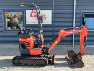 Kubota U10-3 hurtigskifte MA og 3 skovle