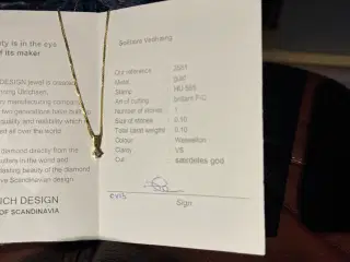 ULRICH  Design diamant vedhæng 