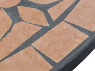 Bistrobord 60 cm mosaik terracotta