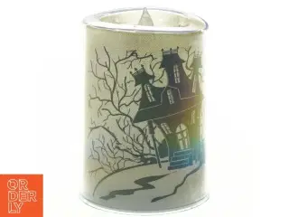 Dekorativt LED lys med halloween-motiv (str. 11 x ø 8 cm)