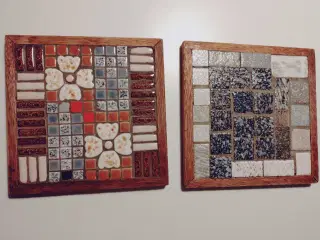 Retro bordskåner 2 stk