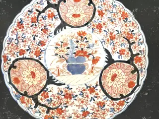 Fad  "Kangxi " ø 28 cm. 1700 tallet