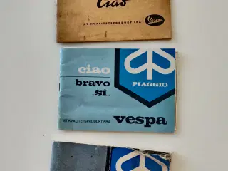 Instruktionsbøger til Piaggio Ciao 1970'rne