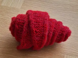 Rødt scarf