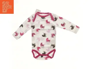 Langærmet bodystocking med barnevognsprint fra Name It (str. 62)