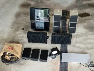 B&o radio, højttale og linksystem