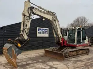 Gravemaskine med rotortilt