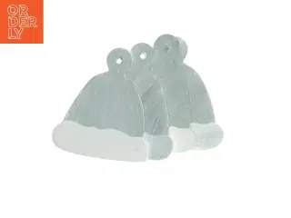 Jule ophæng i rensdyr og hue form (str. 9 cm)